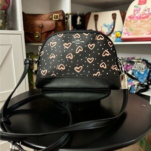 Coach Crayon Heart Dome Crossbody Bag